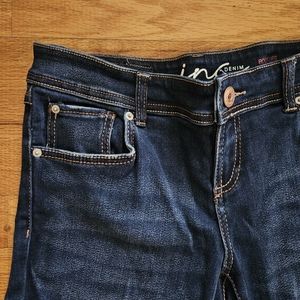 Dark Blue Denim INC curvy fit bootleg jeans - Size 4